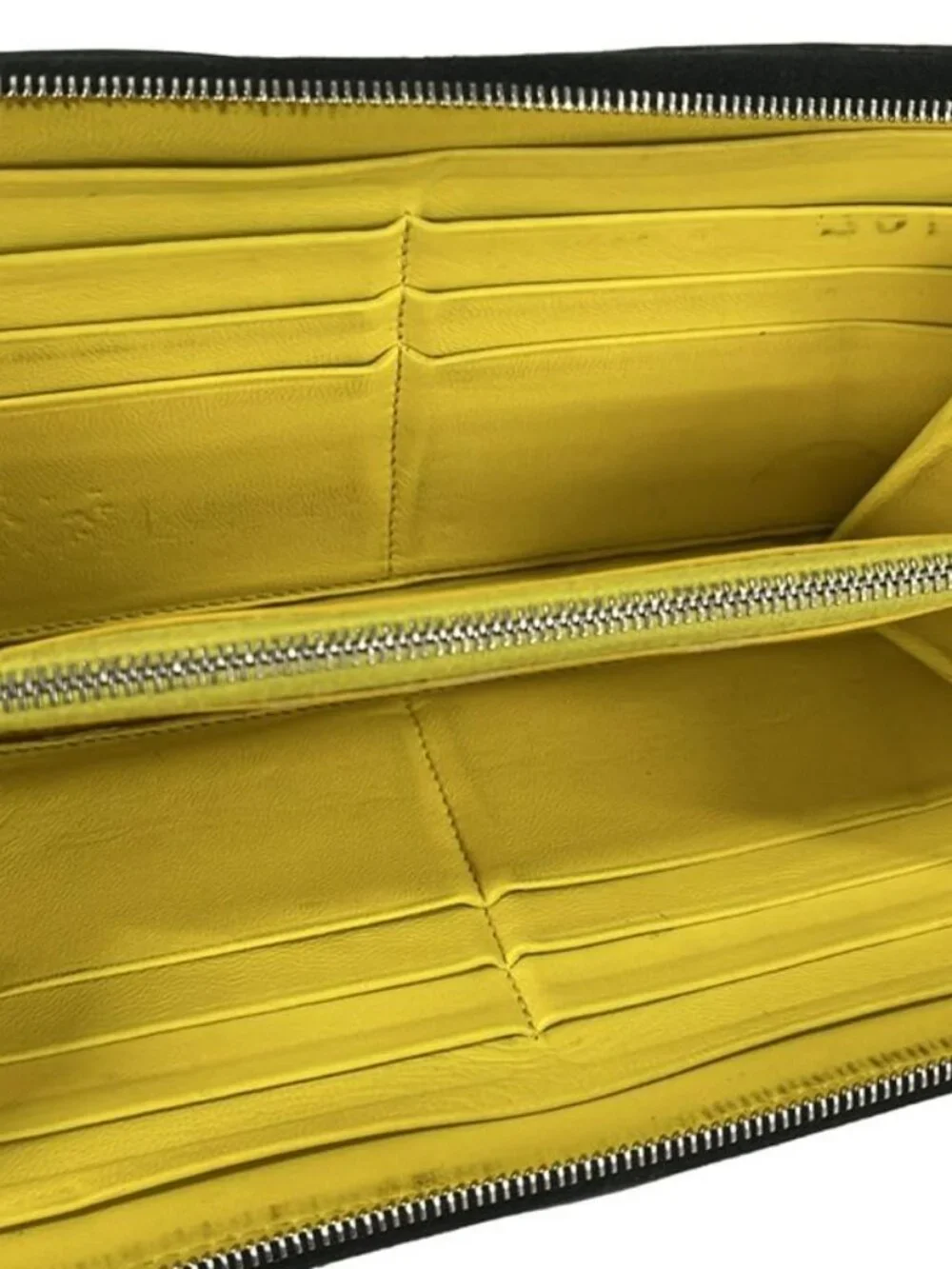 Celine Wallet Large Zipped Black Zip Around Leather - Picture 3 of 9